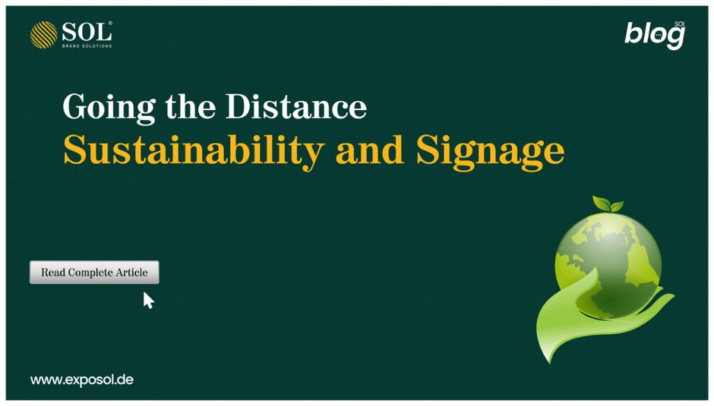 Recorriendo la distancia: sostenibilidad y señalización