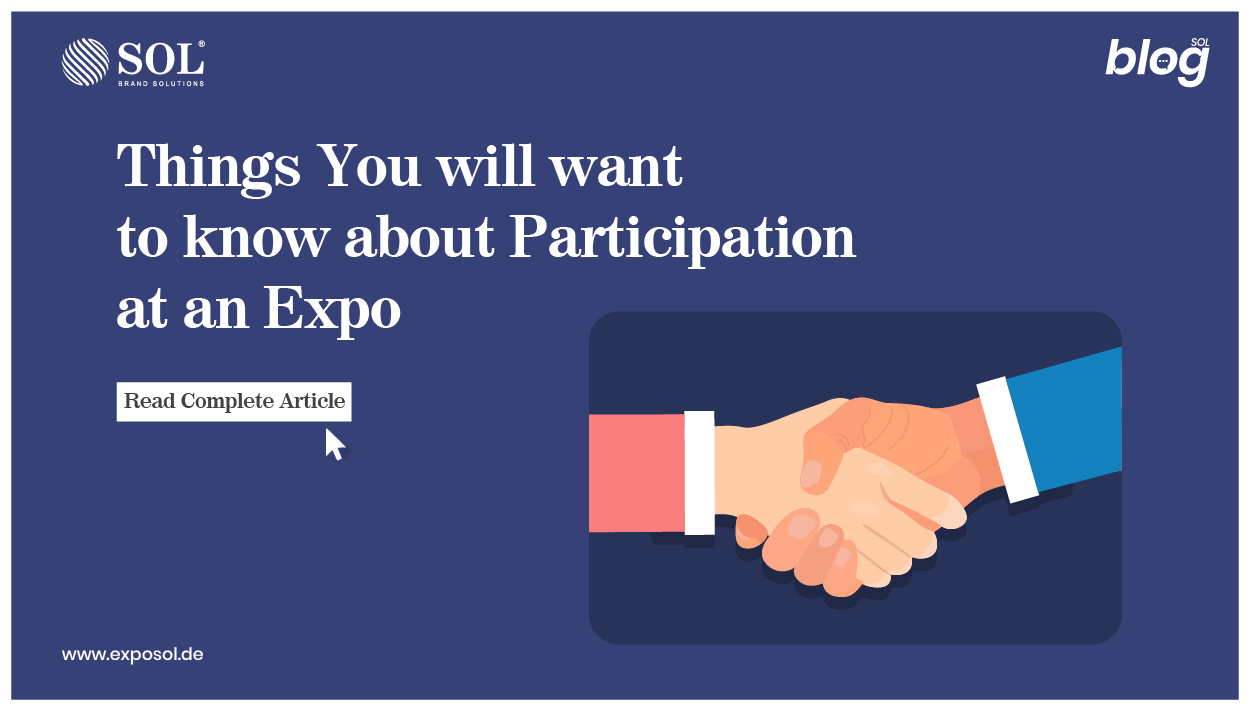 Things You will want to know about Participation at an Expo