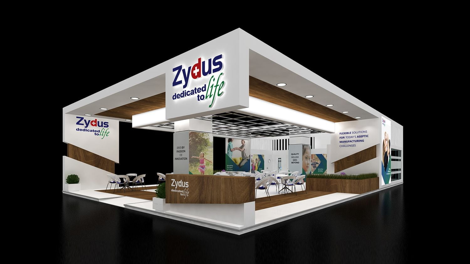 3d stall design, Exhibition services, Custom exhibition stands, Trade show stands, Portable displays