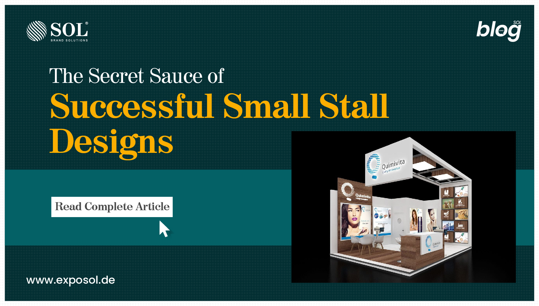 Standing Out: Your Expo Presence with Ingenious Small Stall Design